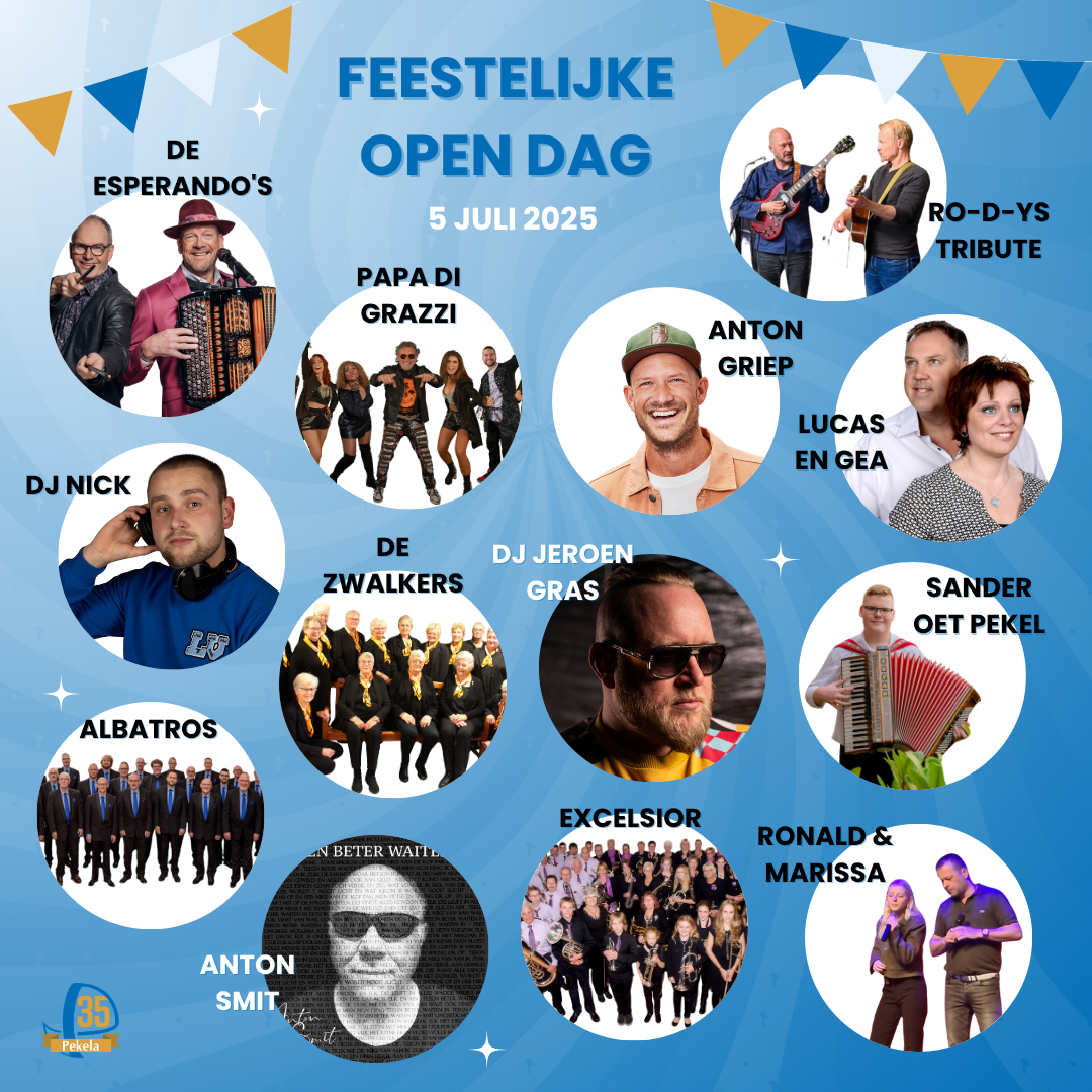 Artiesten Feestelijke Open Dag