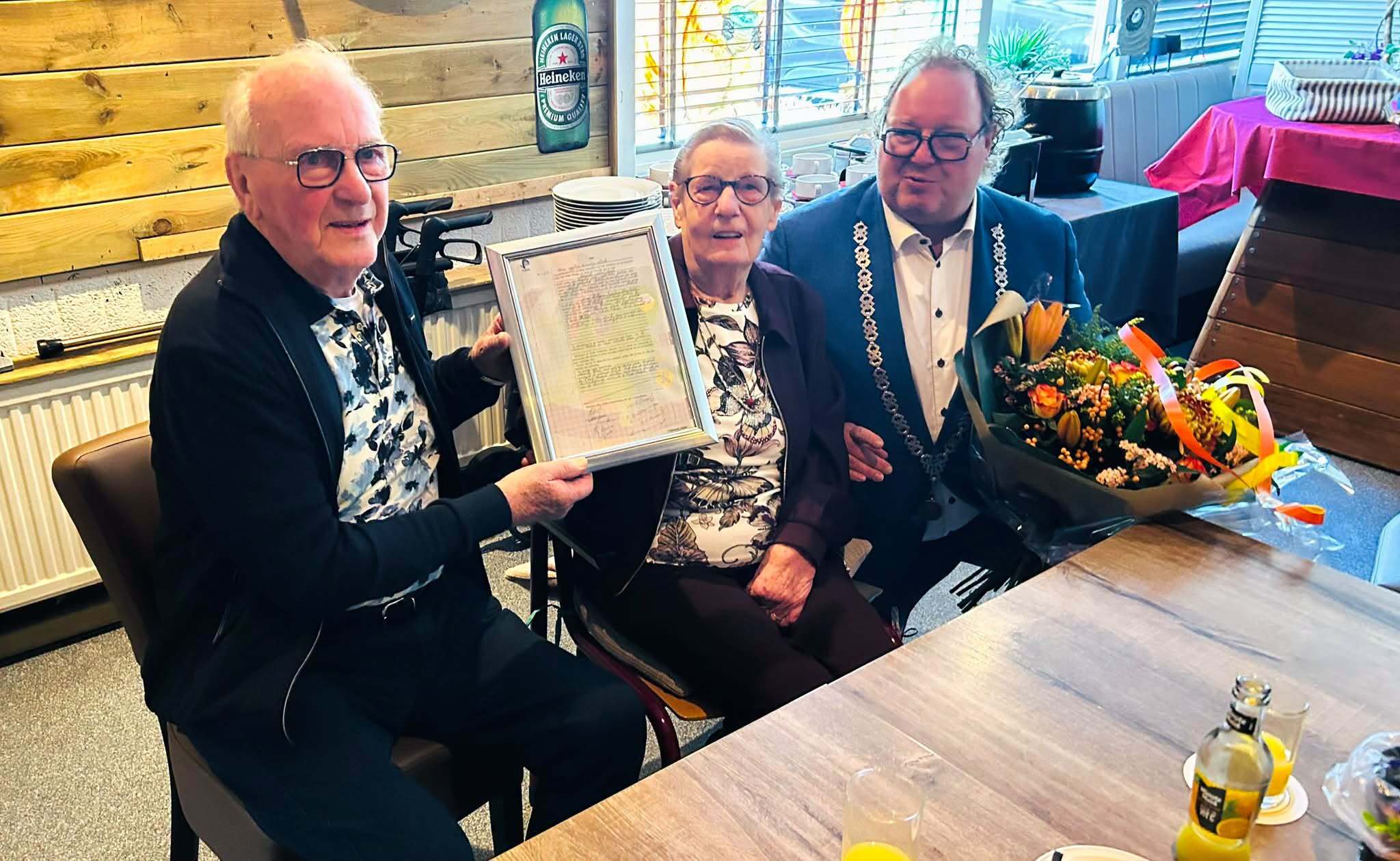 Briljanten huwelijk Abel en Hilly
