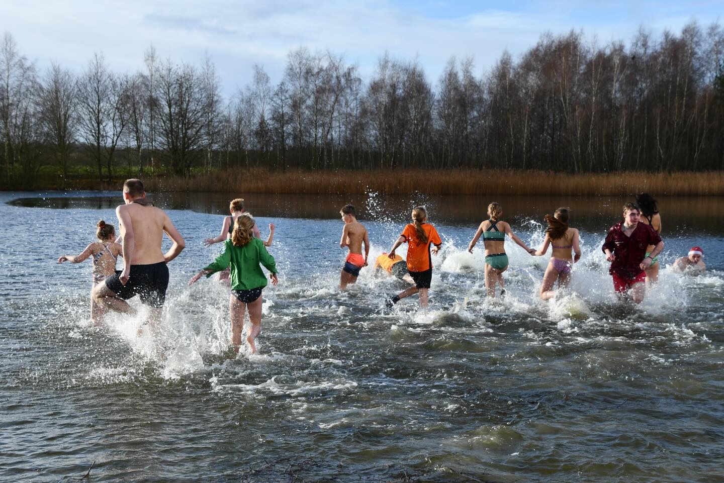 Nieuwjaarsduik Heeresmeer