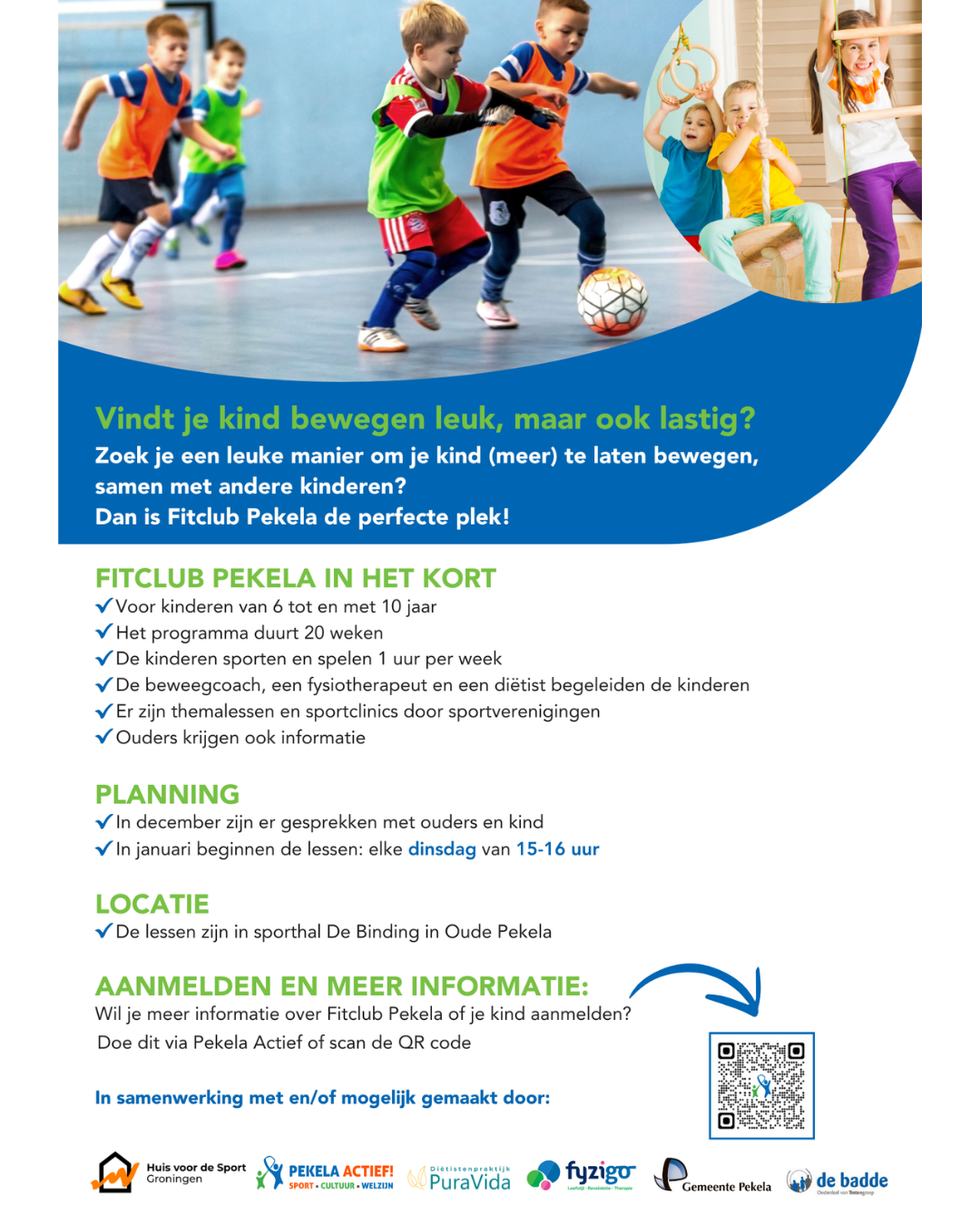 Fitclub Pekela flyer achterkant