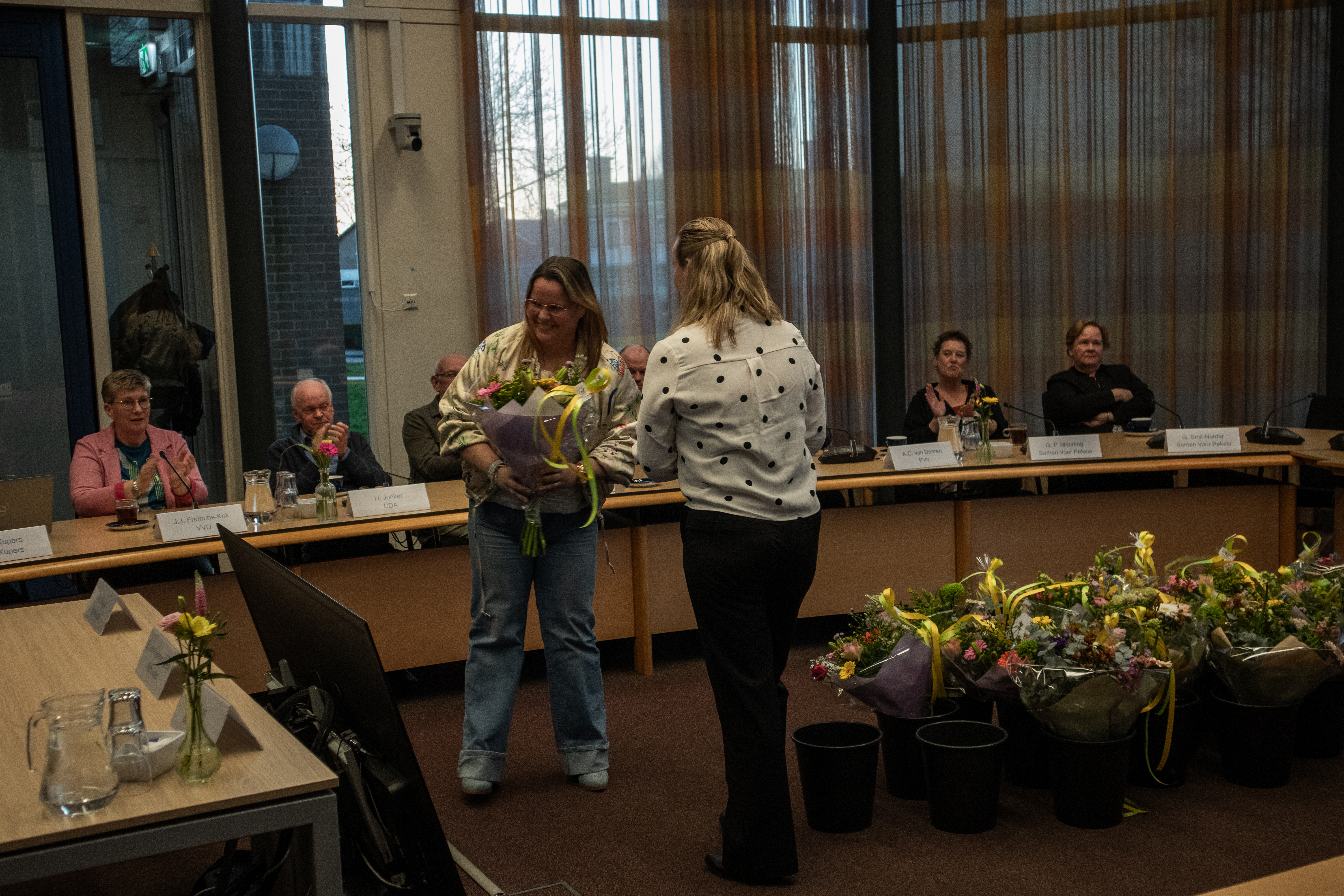 Afscheid raadsleden 1