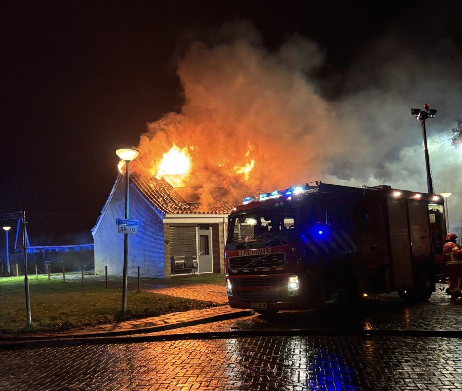 Brand Lindenlaan