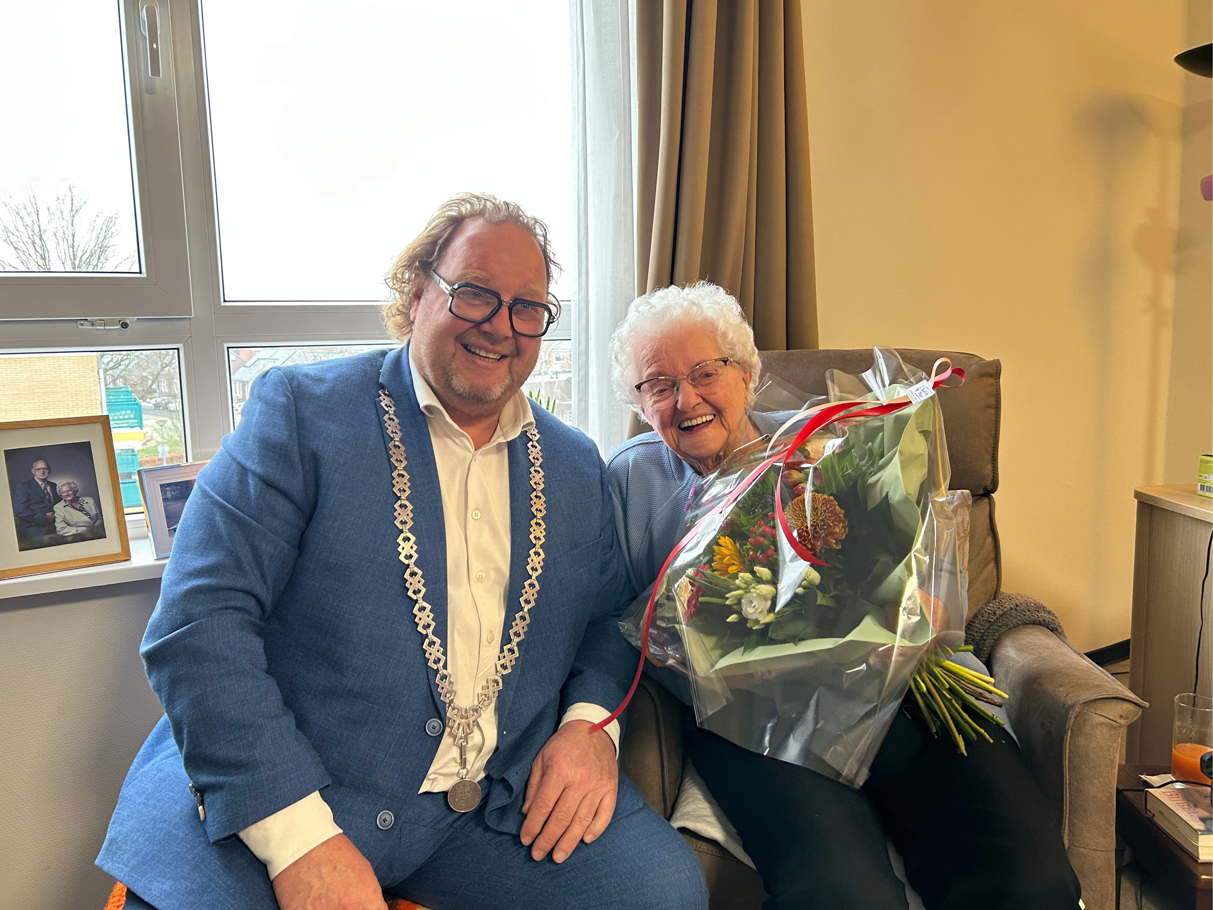 Mevrouw De Boer 102 jaar