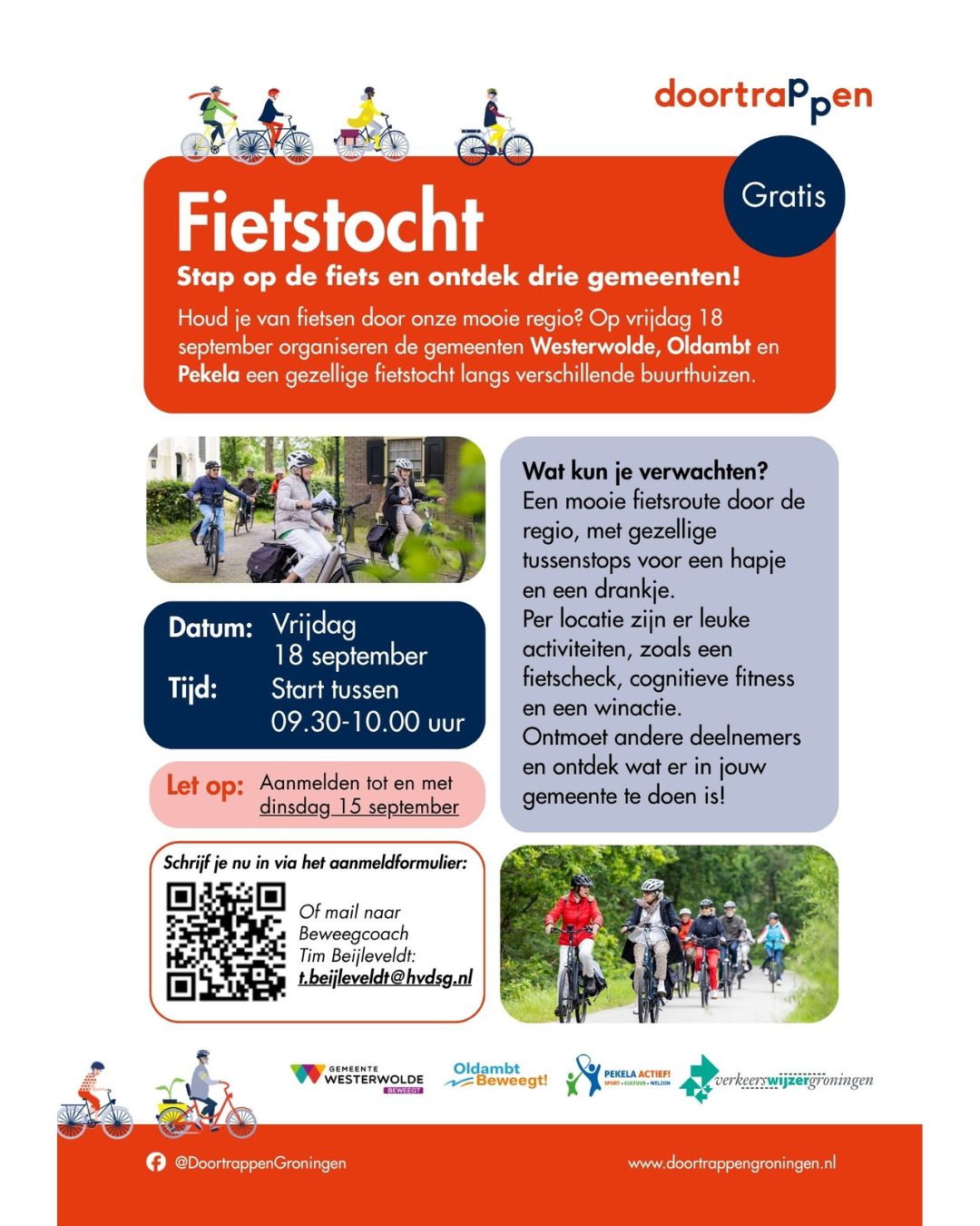 Fietstocht flyer vk