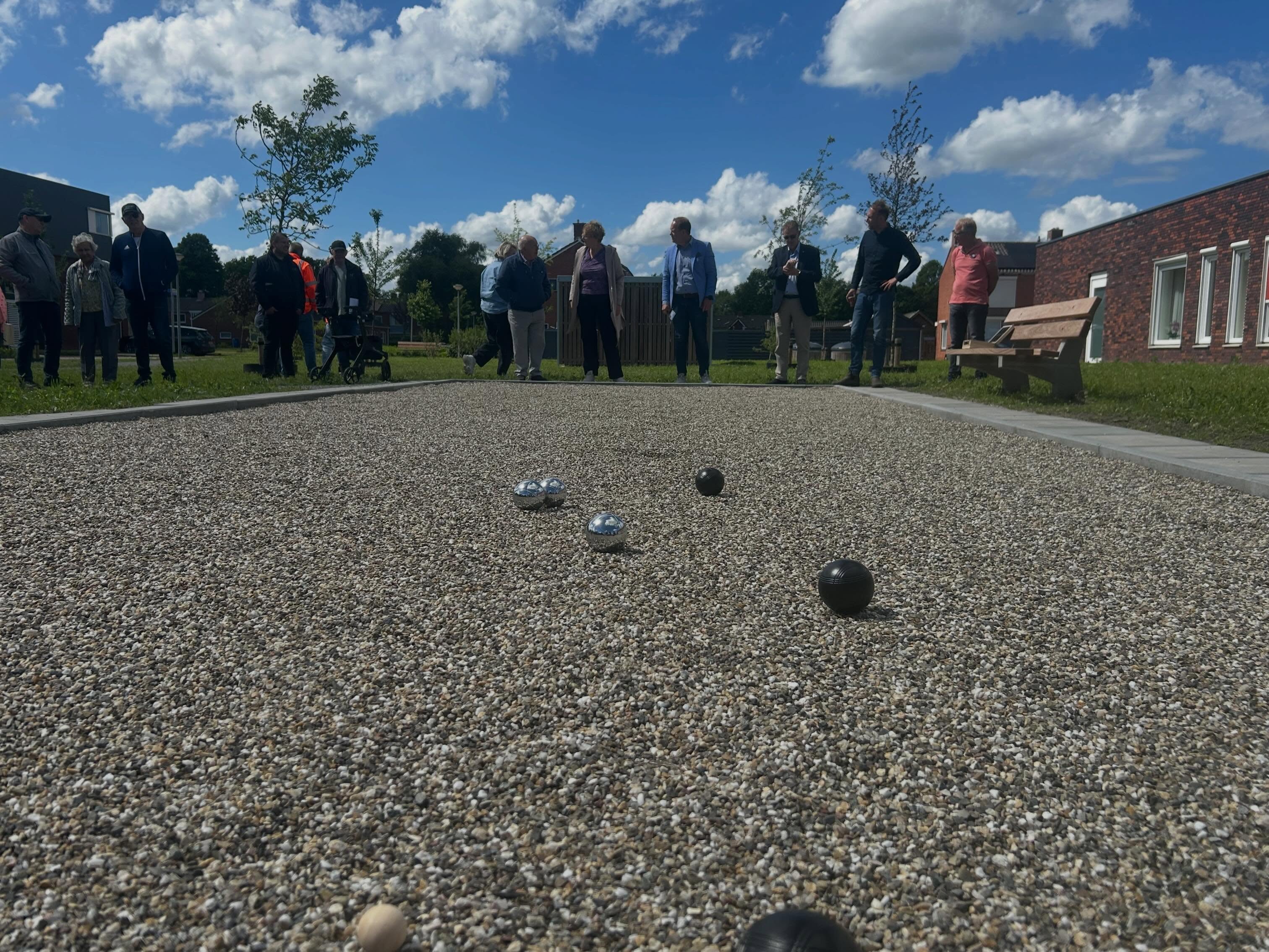 Meidoornlaan opening jeu de boules