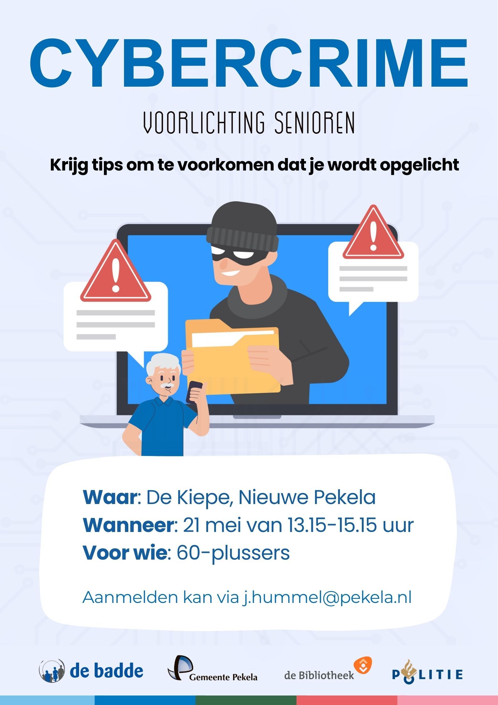 Cybercrime Voorlichting Poster
