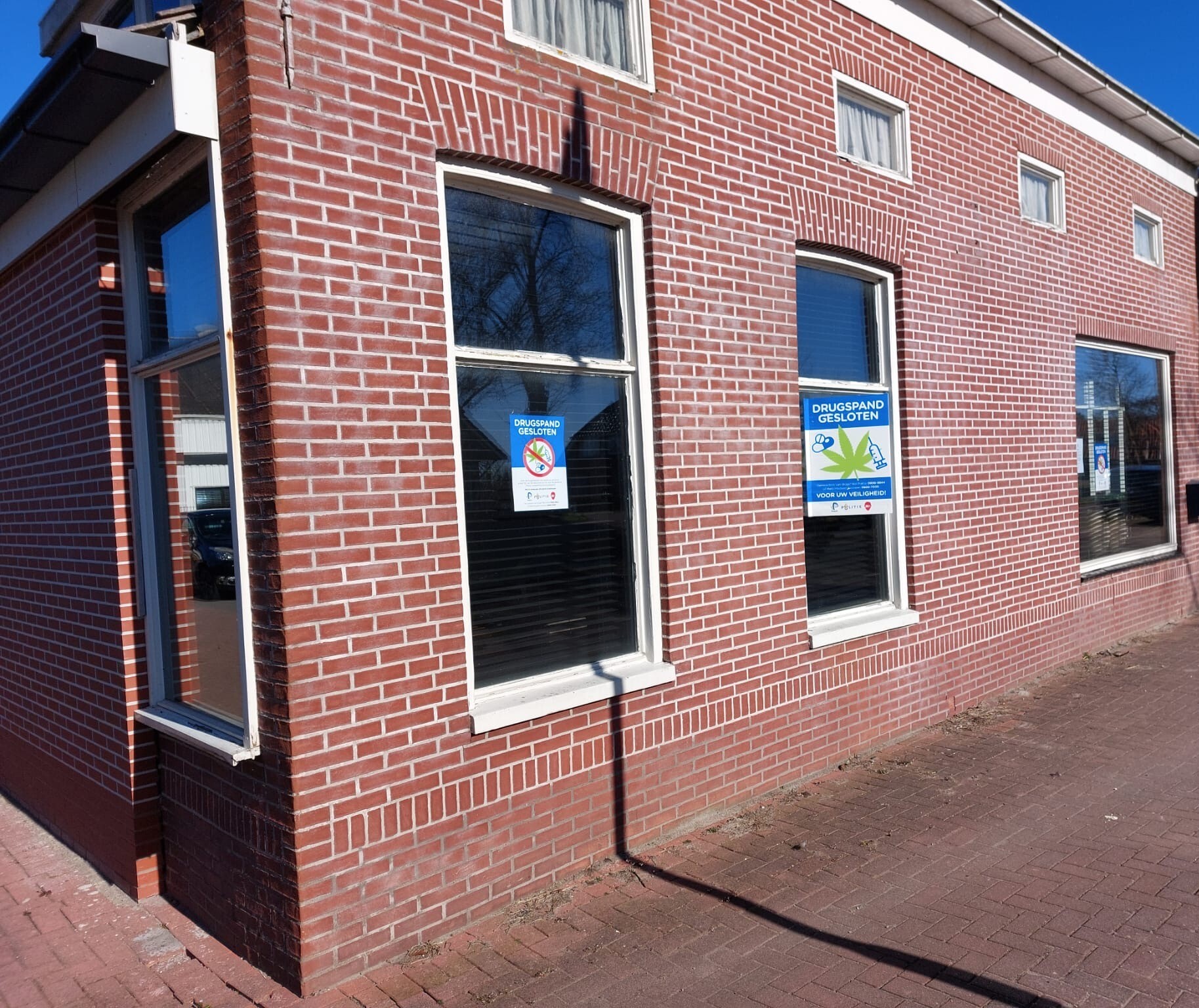 Drugspand aan de Dr. Harm Brouwerstraat 2